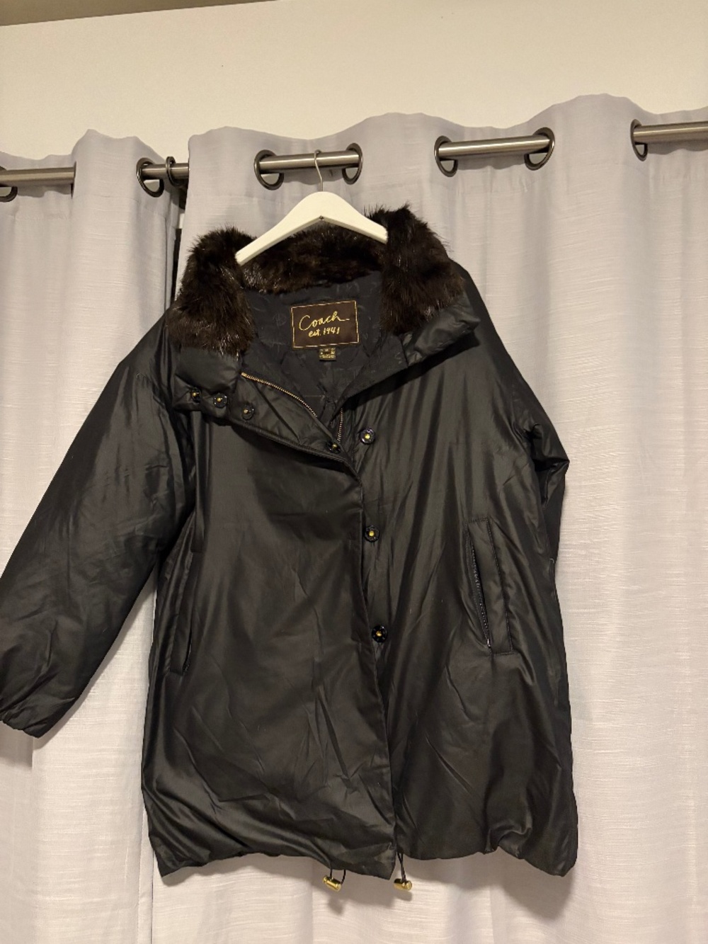 Vintage coach puffer jacket